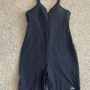ALO Yoga Black One Piece Athletic Design